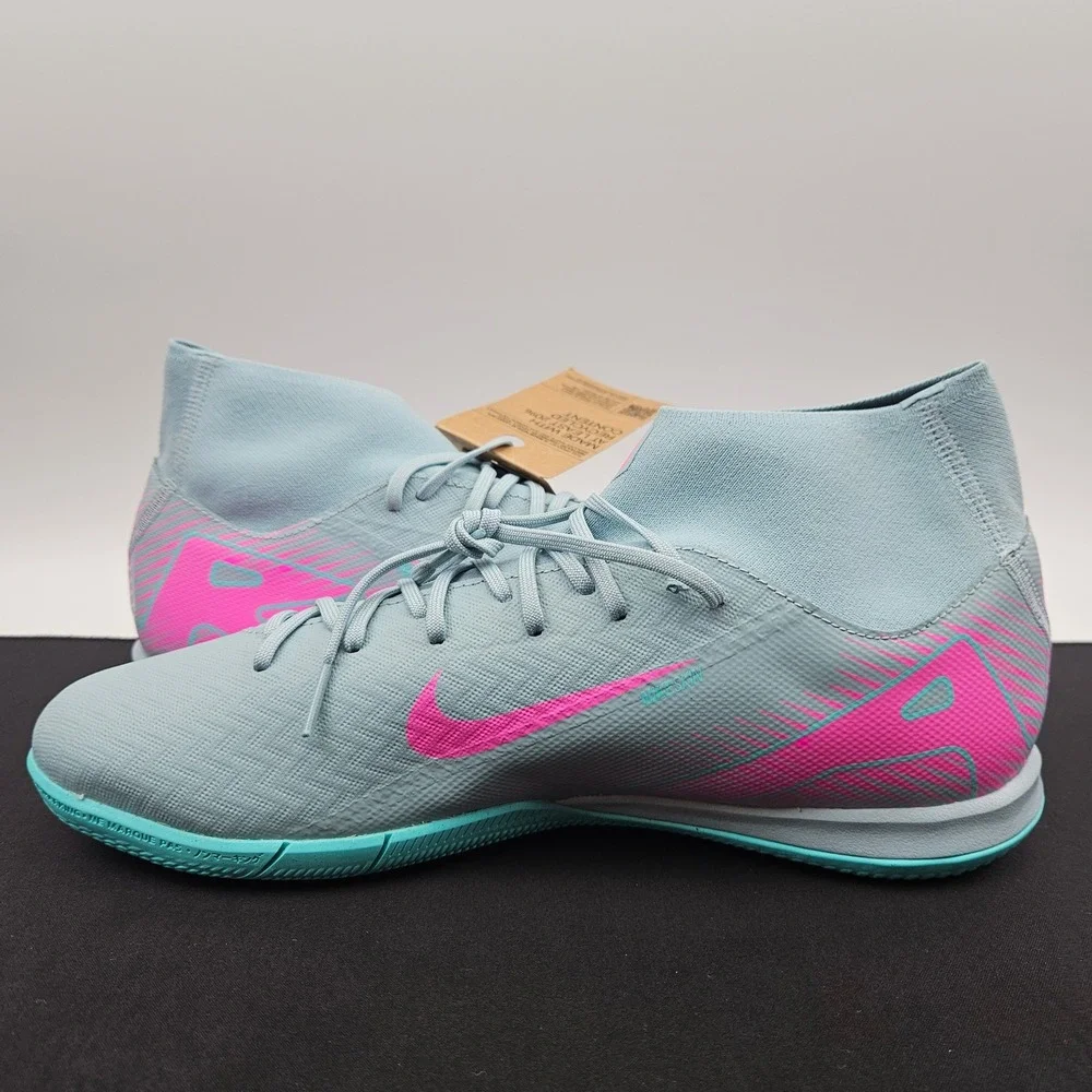 Nike Mercurial Superfly 9 Academy IC Indoor Soccer Shoes Mens Sz 11.5 FQ8332-301